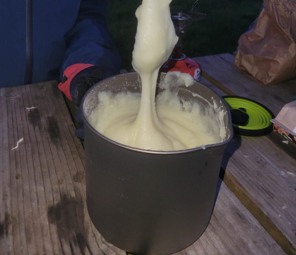 aligot bivouac fromage râpé